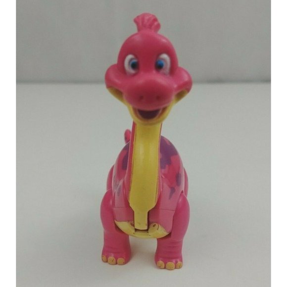 Vintage Downtown Disney T-Rex Cafe Restaurant Pink Brachiosaurus Action Figure - Picture 1 of 6
